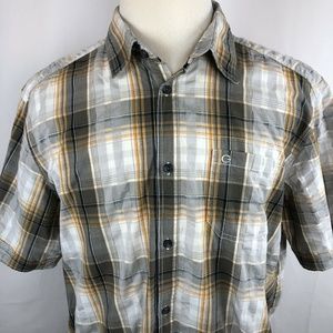 C&A Canda Short Sleeve Plaid Shirt